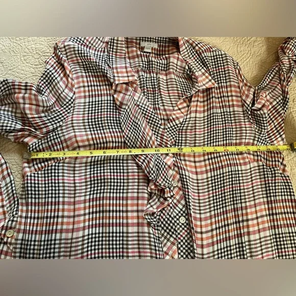 Plaid blouse - Picture 5 of 7
